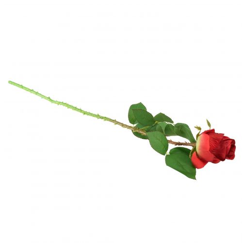 Produkt Kwiat jedwabiu z gałęzi róży Sztuczna róża czerwona 72cm