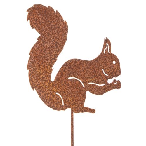 Produkt Palik ogrodowy wiewiórka rdzawy ozdobny palik do kwietników i doniczek 52cm 2szt
