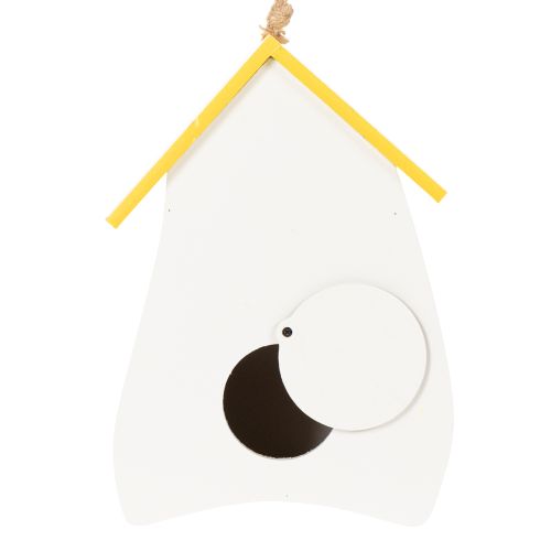 Produkt Dekoracyjna budka dla ptaków z kwiatowym wzorem do użytku wewnątrz i na balkonie, 21 cm