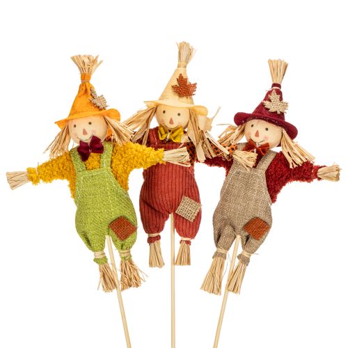 Produkt Dekoracyjna figurka stracha na wróble na patyku do majsterkowania i roślin, 60 cm