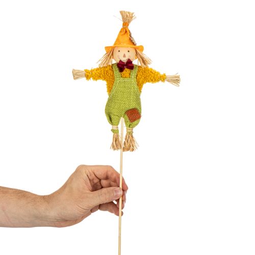 Produkt Dekoracyjna figurka stracha na wróble na patyku do majsterkowania i roślin, 60 cm