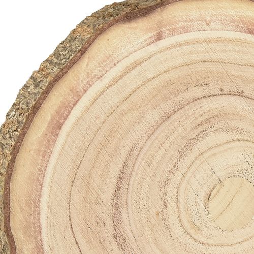 Produkt Krążek drzewny Paulownia dekoracja z drewna naturalny Ø17-21cm 4szt