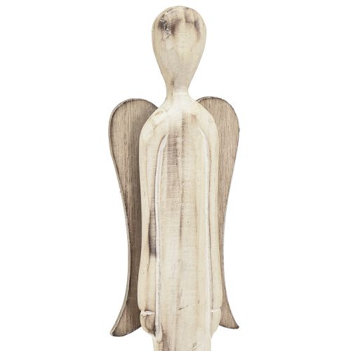 Produkt Anioł Drewniana Figurka Świąteczna Biała Myta W46cm 2szt