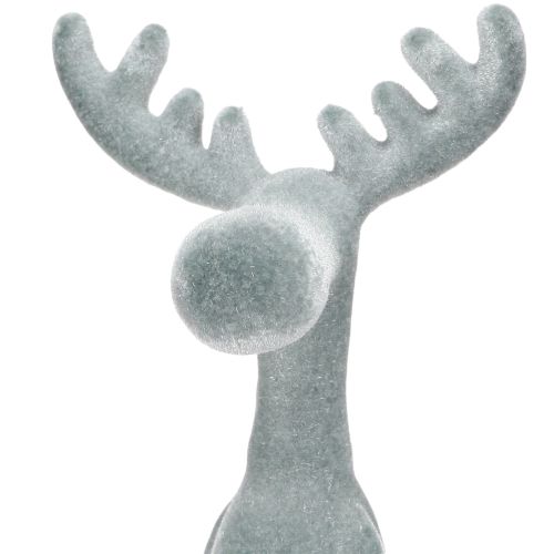 Produkt Ozdobna ozdoba krawędziowa Elk, wys. 31 cm, szara, 3 szt.