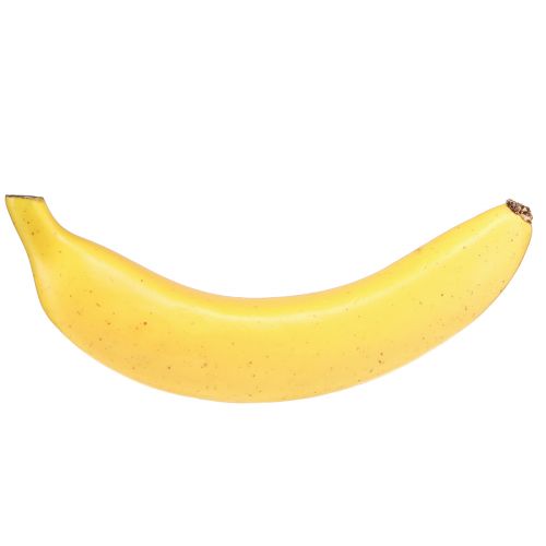 Produkt Sztuczna dekoracja bananowa w kolorze żółtym, sztuczny owoc jak prawdziwy 18cm