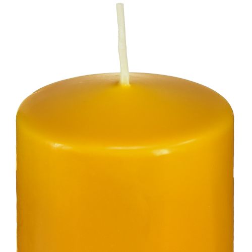 Produkt Świeca okrągła PURE żółte miodowe świece Wenzel 130/60mm
