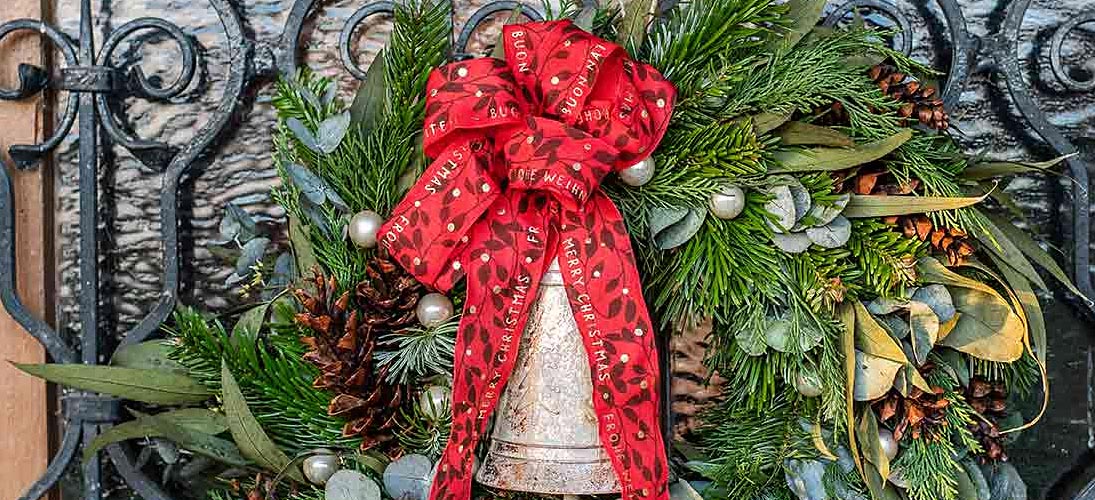 Boże Narodzenie wstążki