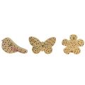 Floristik24 Owad hotelowy ptak, motyl, kwiat 15–20 cm 3szt