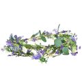 Floristik24 Romantyczna girlanda kwiatowa lawendowo-fioletowo-biała 194cm