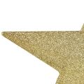 Floristik24 Błyszcząca złota choinka o średnicy 19 cm Ø - nietłukąca się i błyszcząca, idealna na świąteczne choinki