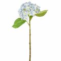 Floristik24 Hortensja sztuczny niebieski sztuczny kwiat niebieski Ø15,5cm 45cm