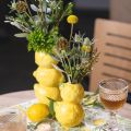Floristik24 Wazon cytrynowy wazon na kwiaty żółta letnia dekoracja ceramiczna wys. 20cm